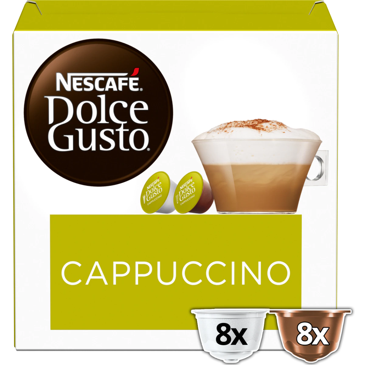 dolce gusto Cappuccino coffee pack